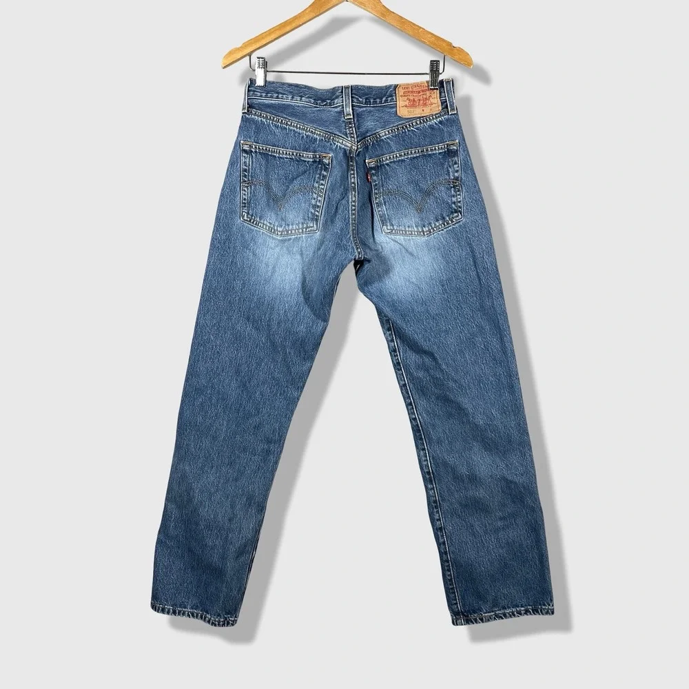 Levi's 501 Straight Leg Jeans Mens 31x30 Blue Vintage 90s Grunge Americana